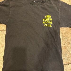 Men's Antisocial social club tshirt
